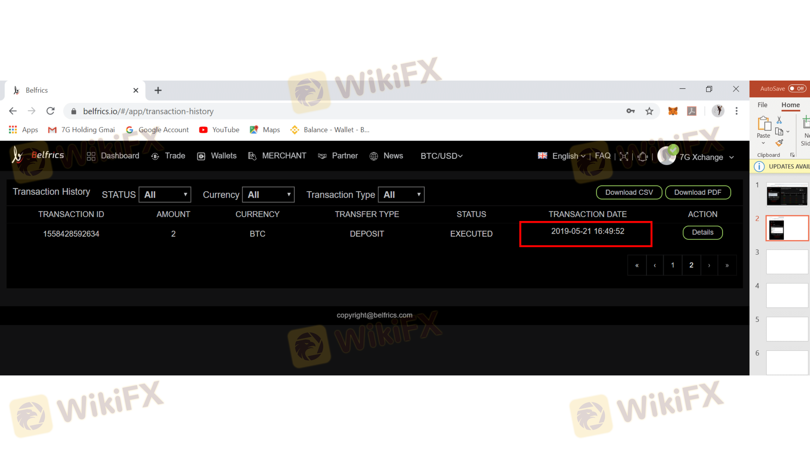 Unable to withdraw 22 BTC after deposit -Belfrics-WikiFX ...